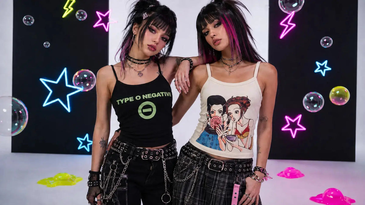 Women-s-Nana-Anime-Tops-Graphic-Tees-Y2K-Tops RebelRogue