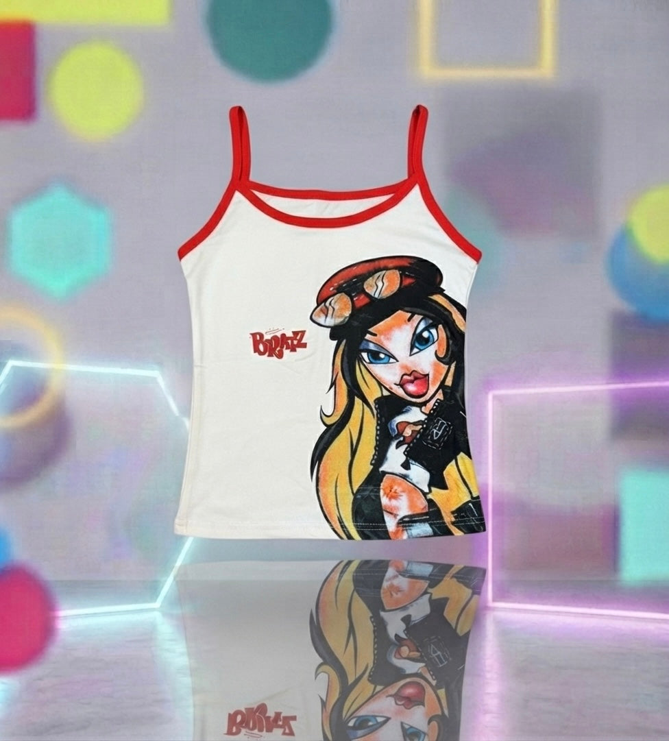 2000s Cute Dollz hyuna Y2K Gyaru Whimsical Goth 90s Tank Top