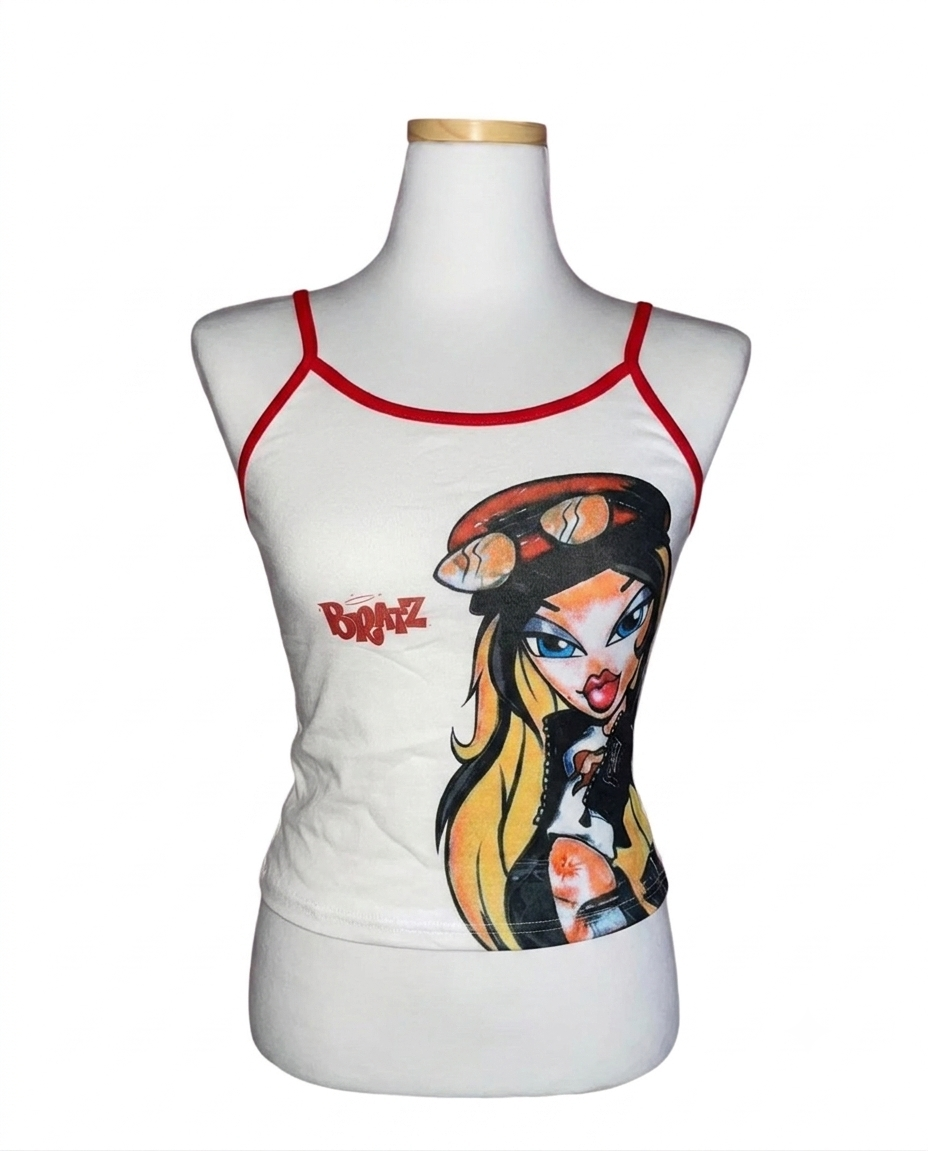 2000s Cute Dollz hyuna Y2K Gyaru Whimsical Goth 90s Tank Top