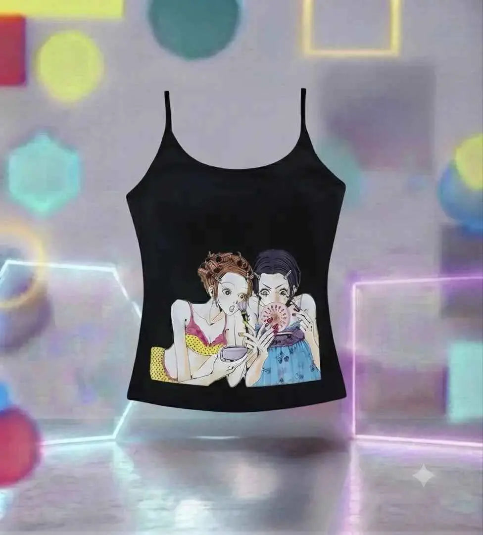 Nana & Hachi Black Tank Top RebelThreads
