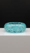 Cyber Aqua Bubble Resin Bangles