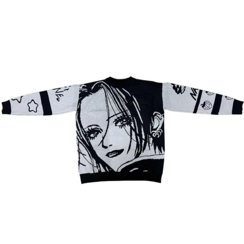Anime Black Stones Manga Pullover Nana Hachi Knitted Sweater