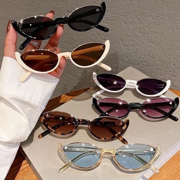 6pk Vintage Retro Cateye Sunglasses
