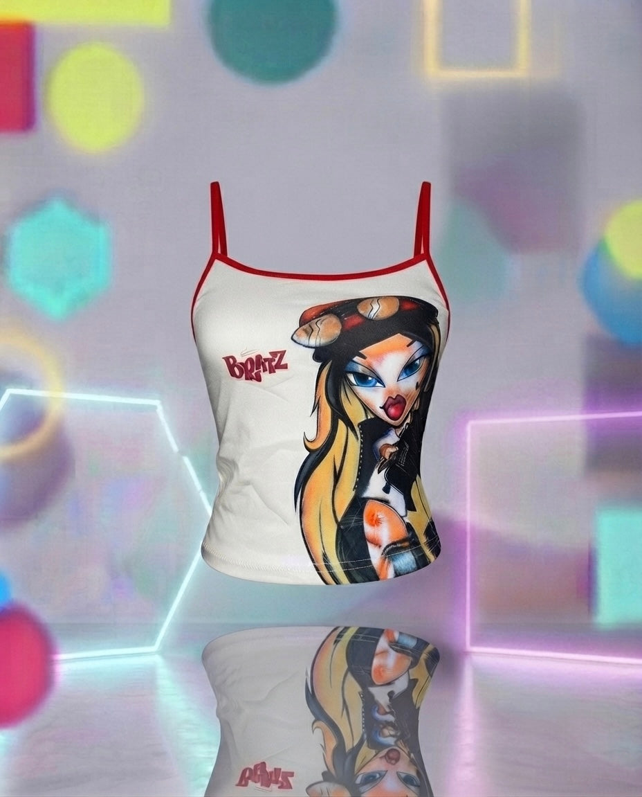 2000s Cute Dollz hyuna Y2K Gyaru Whimsical Goth 90s Tank Top