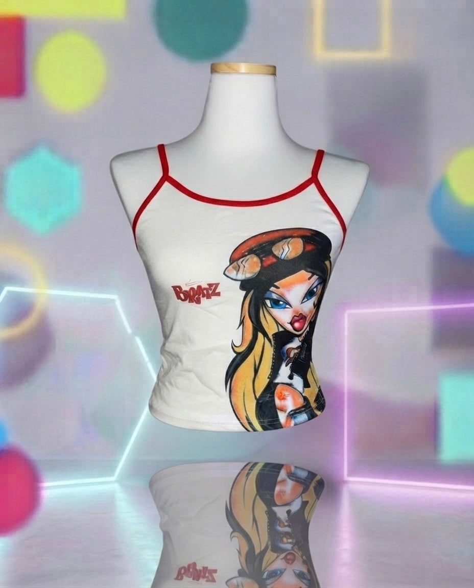 2000s Cute Dollz hyuna Y2K Gyaru Whimsical Goth 90s Tank Top