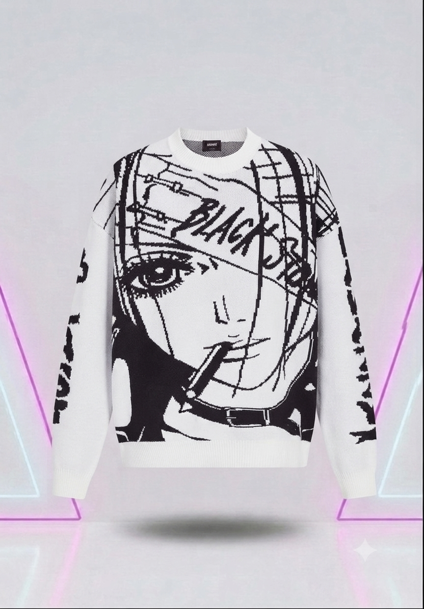 Nana Black Stones Knitted Sweater