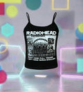 Radiohead Band Tee Aesthetics Crop Top Baby Tee