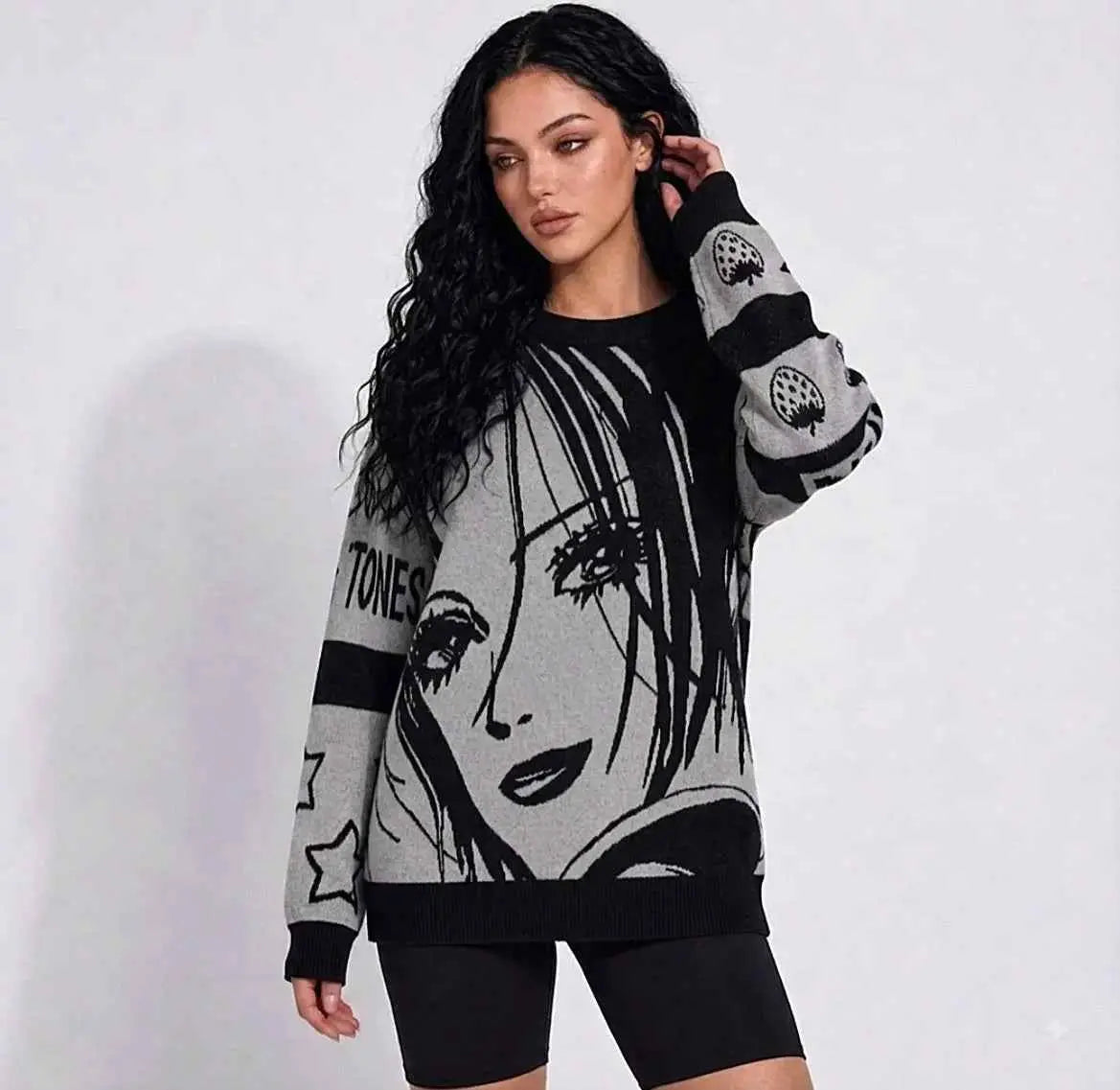 Nana Hachi Anime Knitted Sweater Fortune Route Empire