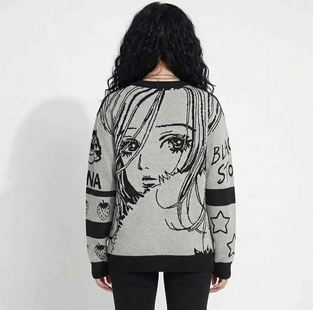Nana Hachi Anime Knitted Sweater Fortune Route Empire