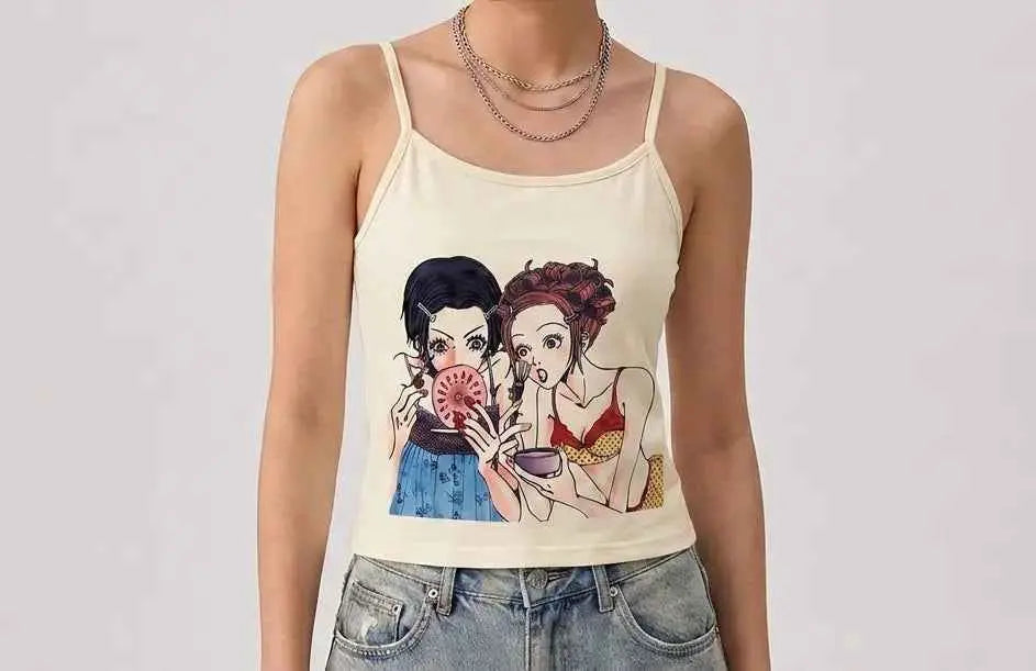 Nana & Hachi Black Tank Top RebelThreads