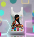 Toki Doki Anime Manga Angelcore Japanese Harajuku Ribbed Tank Top