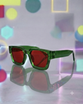 Groovy Baby Watermelon Red Vision Lens Austin Powers inspired Sunglasses